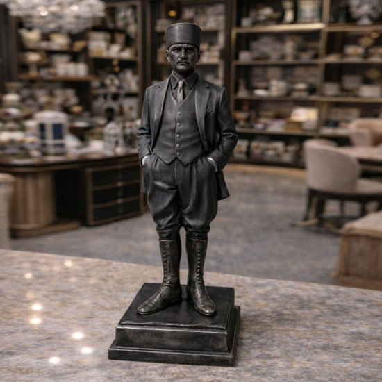 Atatürk Elleri Cebinde Silikon Kalıp KS3505