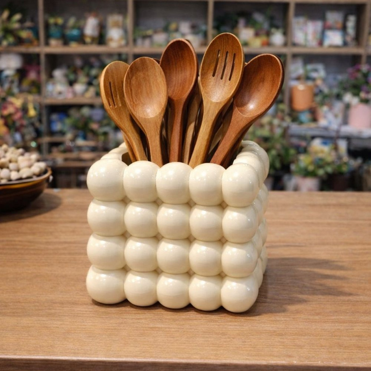 Bubble Kaşıklık Vazo 12cm Silikon Kalıp KS3506