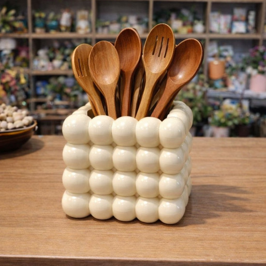 Bubble Kaşıklık Vazo 12cm Silikon Kalıp KS3506