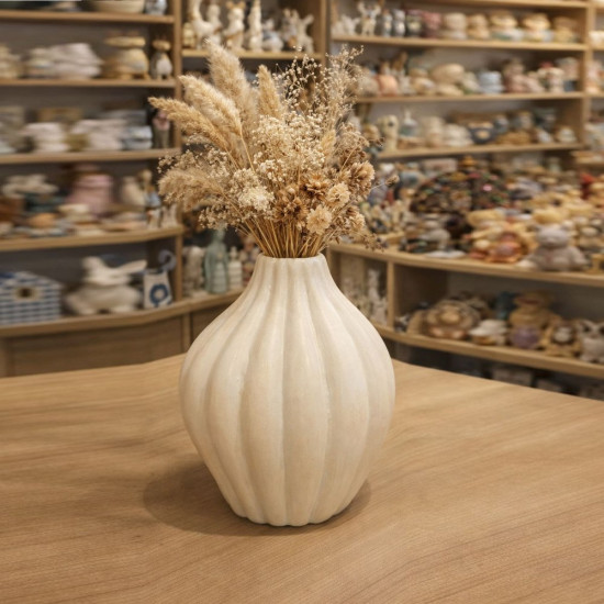 Çizgili Vazo Derin Çizgili Silikon Kalıp KS3602