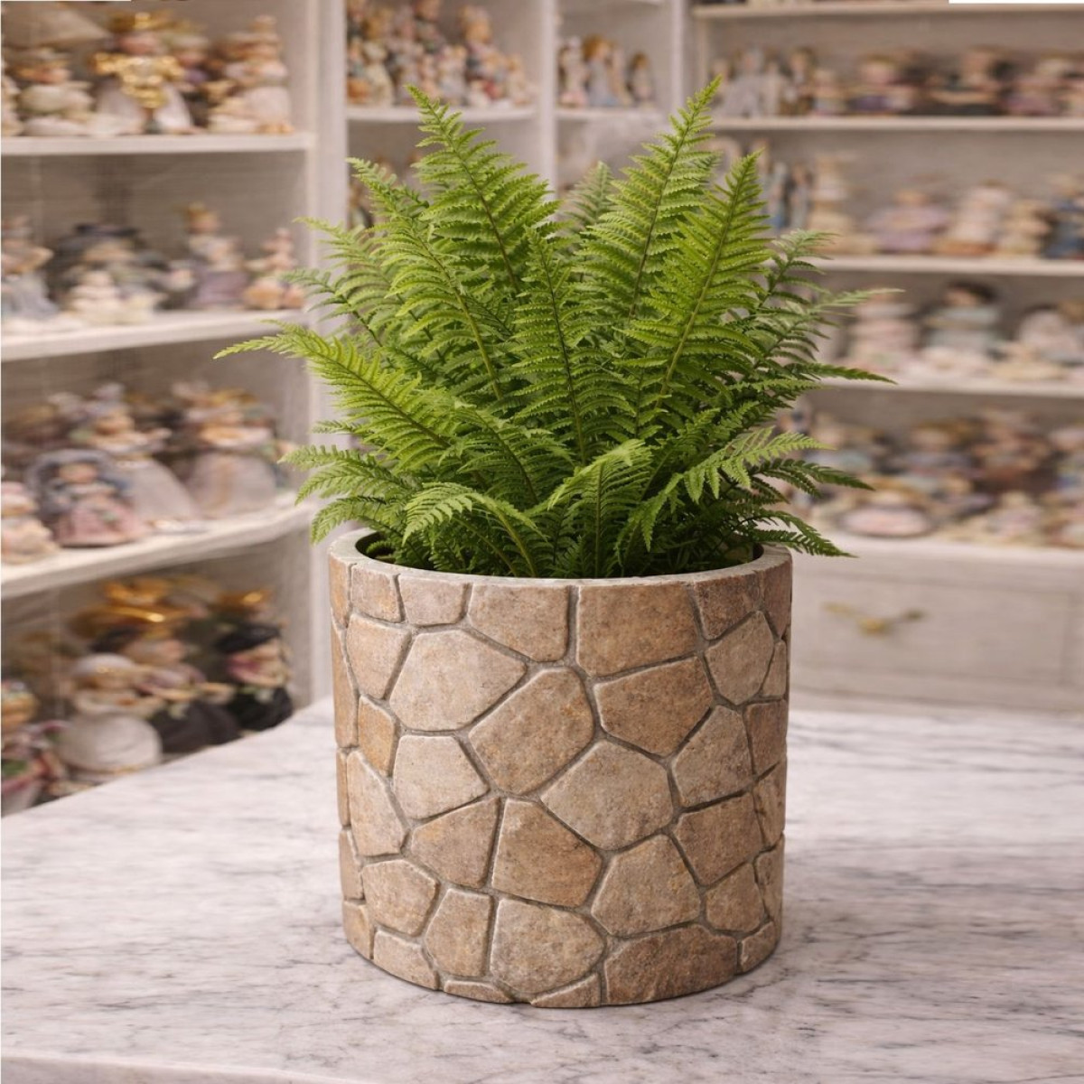 Duvar Desenli Saksı Silikon Kalıp KS3489