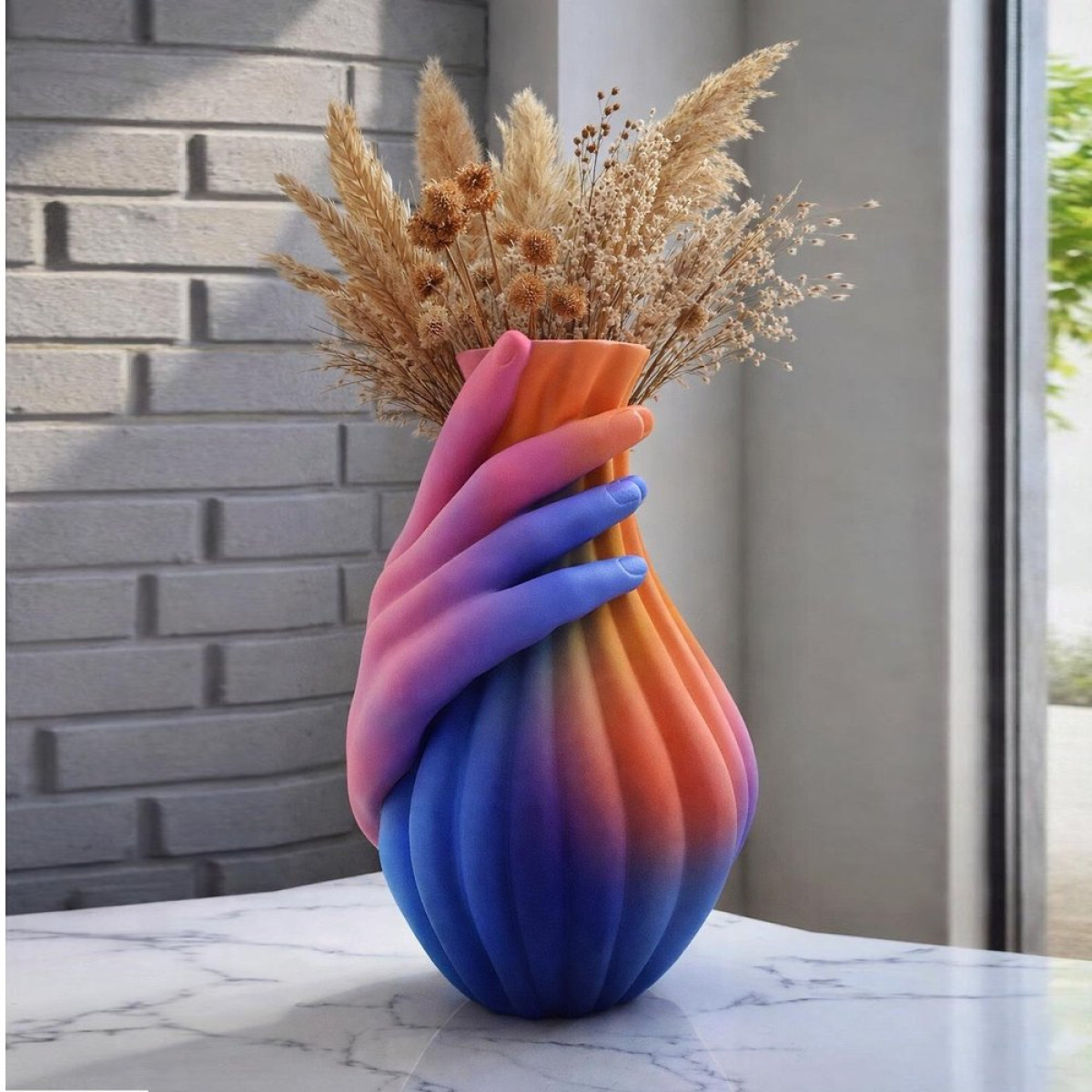 Elle Tutan Vazo Silikon Kalıp KS3476