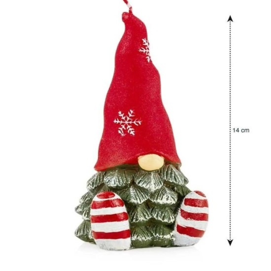 Gnome Cüce Çamlı Mum Modeli Silikon Kalıp KS3378