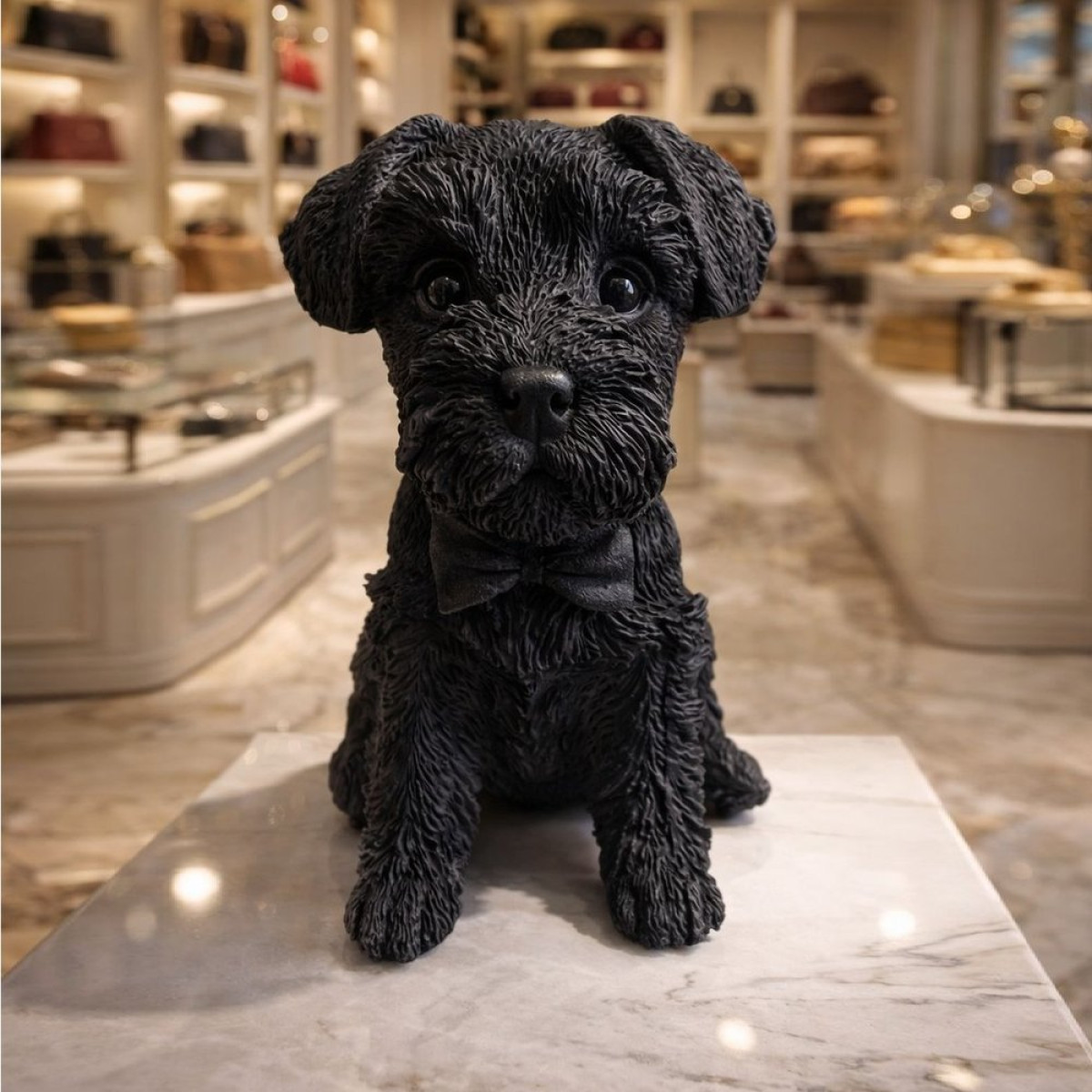Papyonlu Schnauzer Sakallı Köpek Silikon Kalıp KS3574