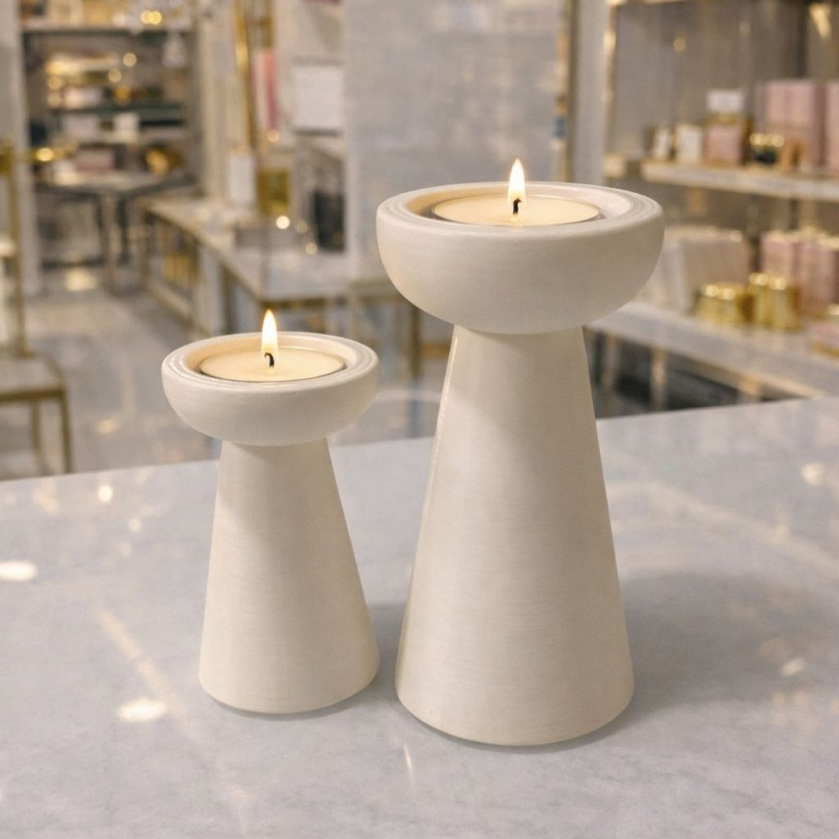 Şamdan Mumluk 2Li Takım Silikon Kalıp KS3593