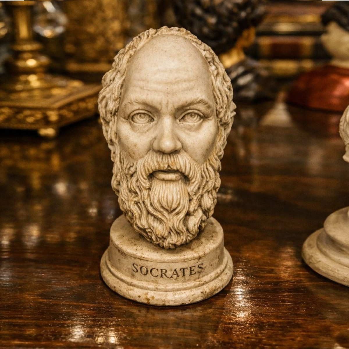 Socrates Büst 13cm Silikon Kalıp KS3633