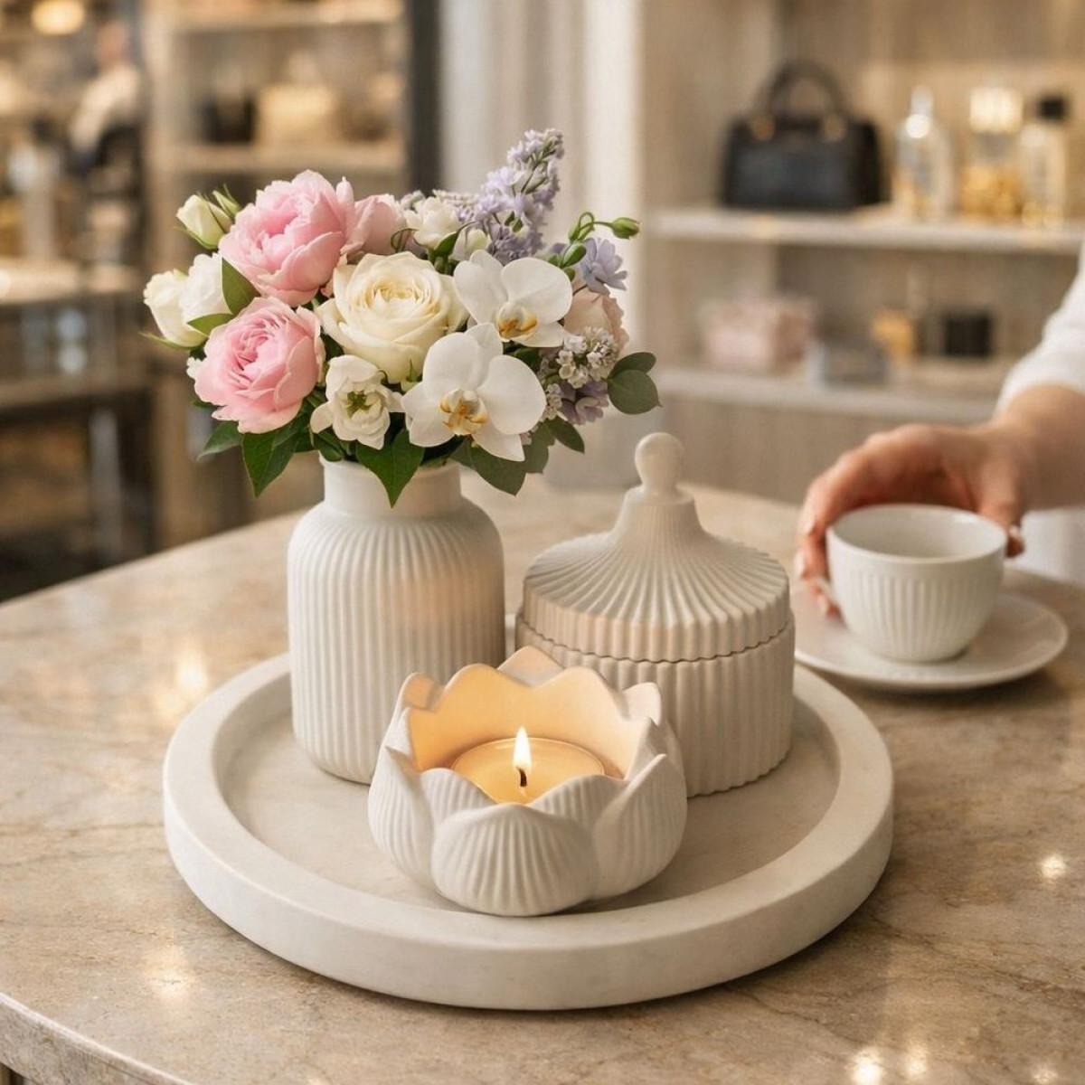 Sunumluk 4Lü Set Silikon Kalıp KS3588