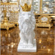 Taçlı Aslan Kral Biblo (Kasalı Model) Silikon Kalıp KS3636 Taçlı Aslan Kral Biblo (Kasalı Model) Silikon Kalıp KS3636