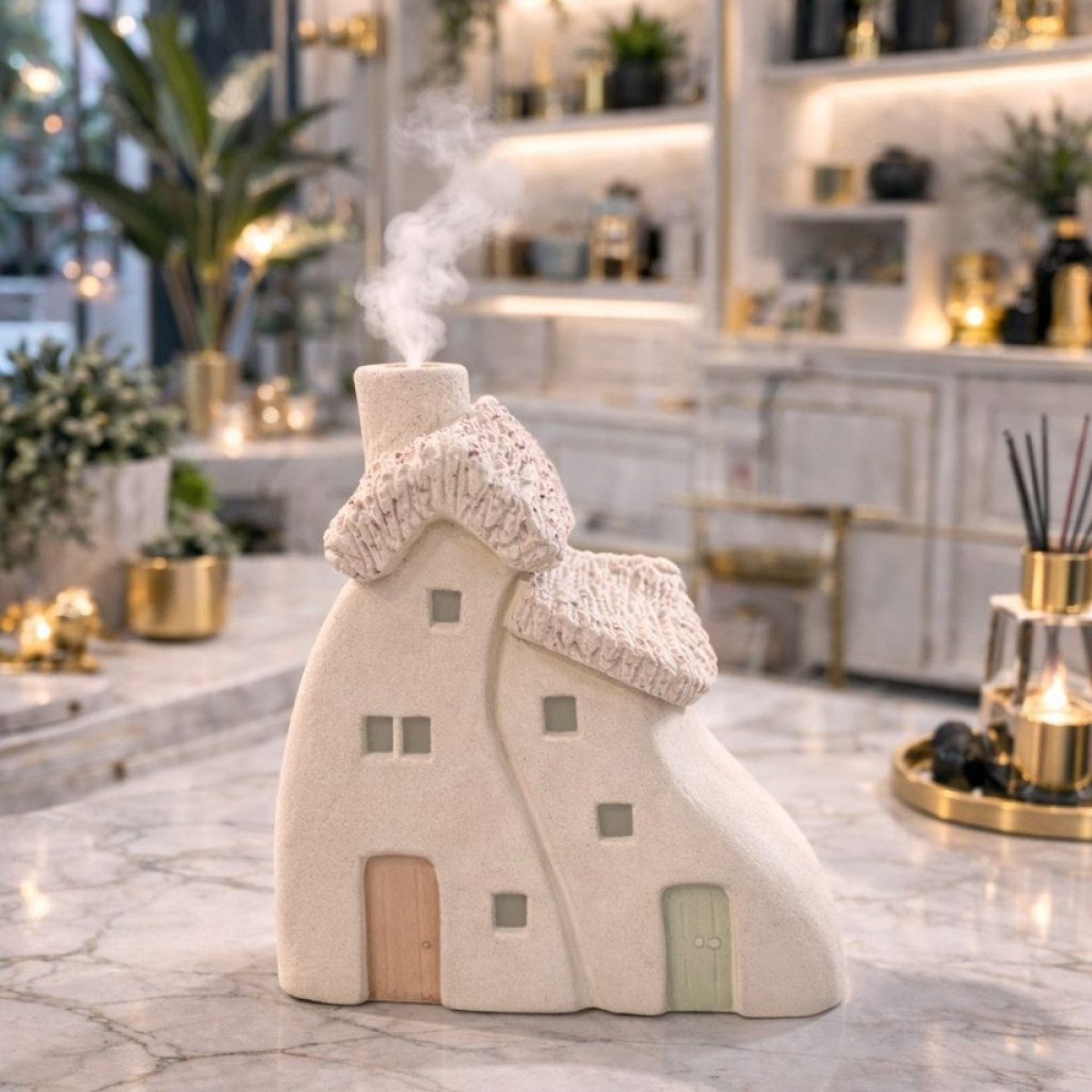 Yamuk Ev Tütsü Silikon Kalıp KS3624 Yamuk Ev Tütsü Silikon Kalıp KS3624