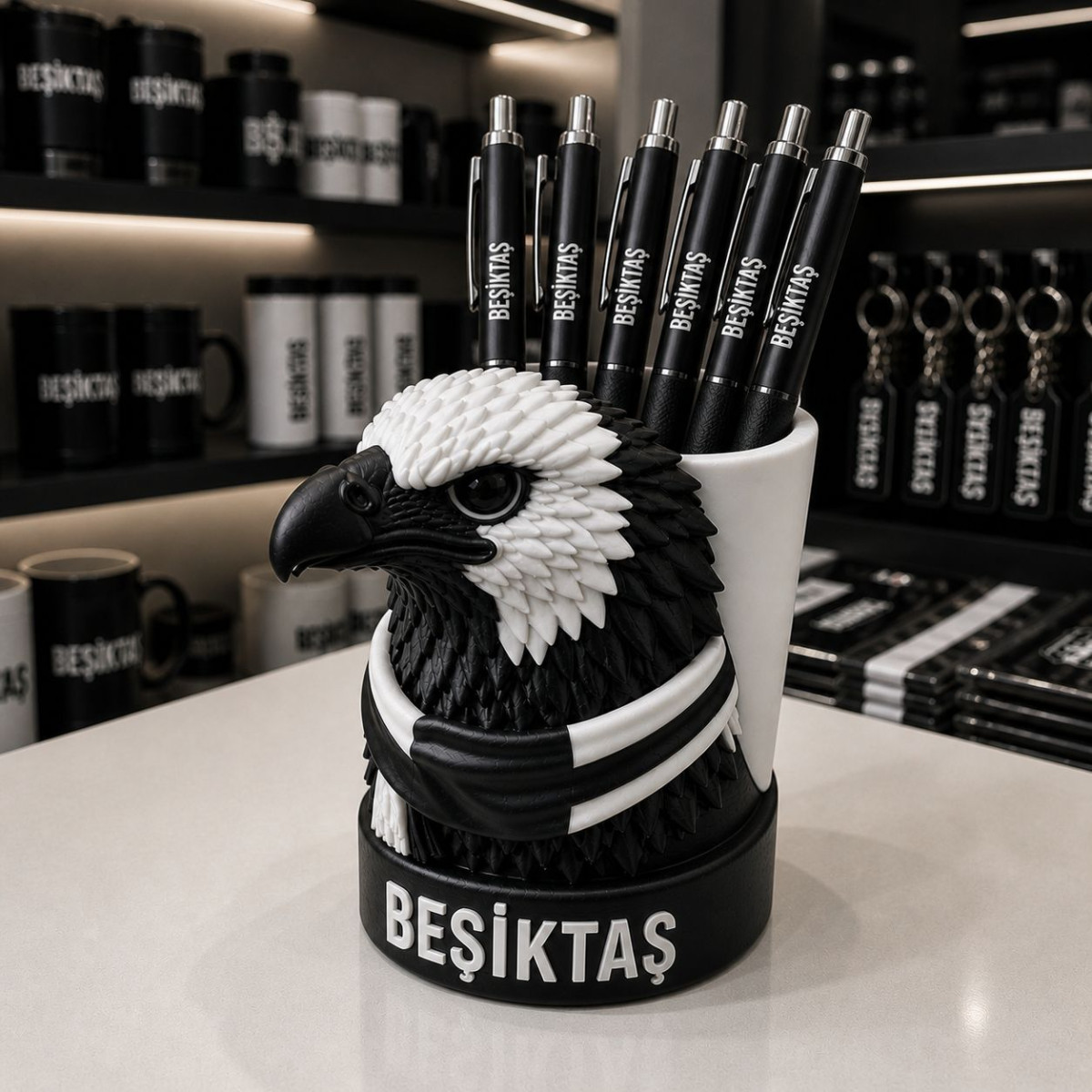 Beşiktaş Kalemlik Taraftar Silikon Kalıbı 10x9 Beşiktaş Kalemlik Taraftar Silikon Kalıbı 10x9