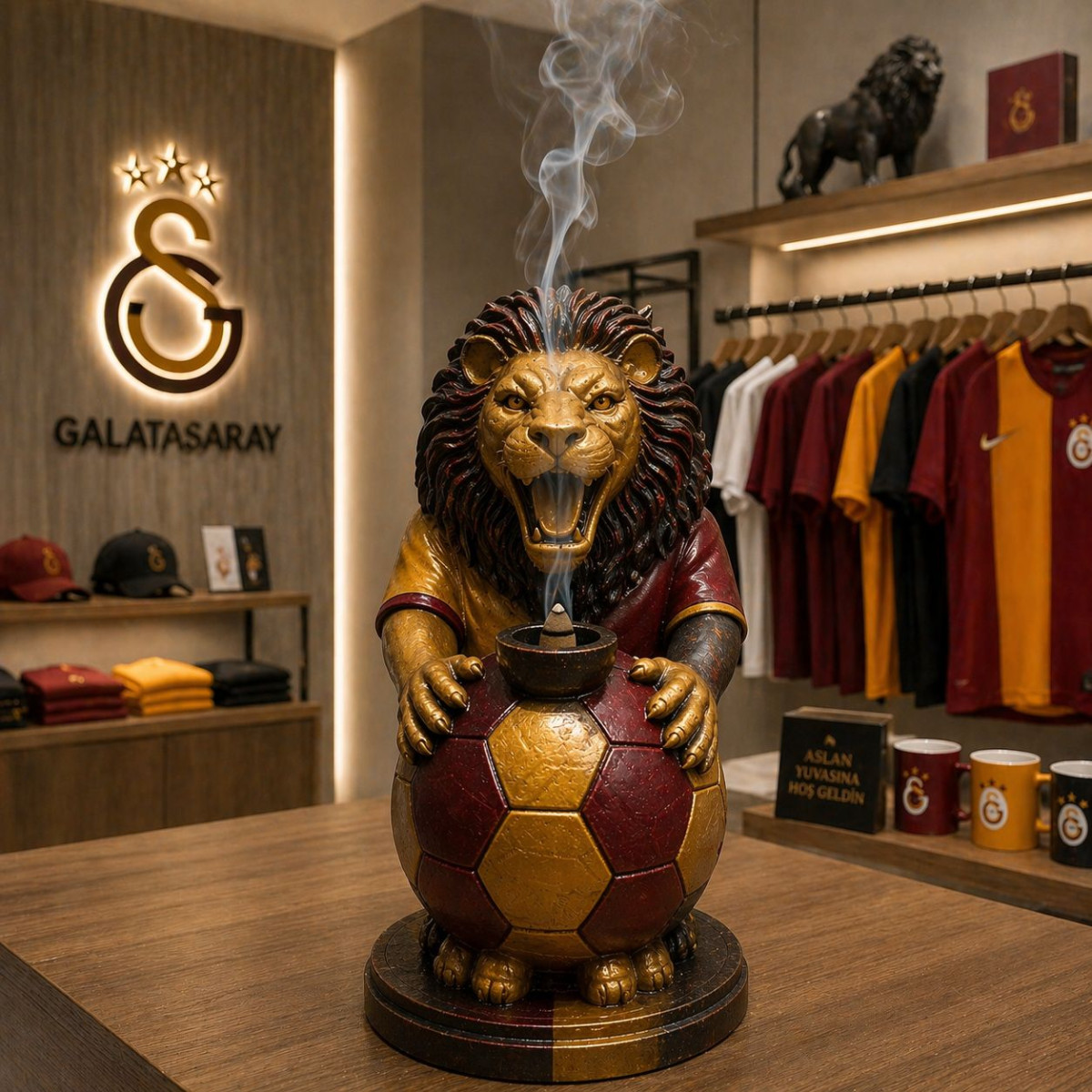 Galatasaray GS Tütsü Taraftar Silikon Kalıbı 10x11
