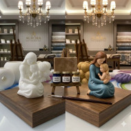 Anne ve Kız Çocuk Boyama Kiti Silikon Kalıp Anne ve Kız Çocuk Boyama Kiti Silikon Kalıp