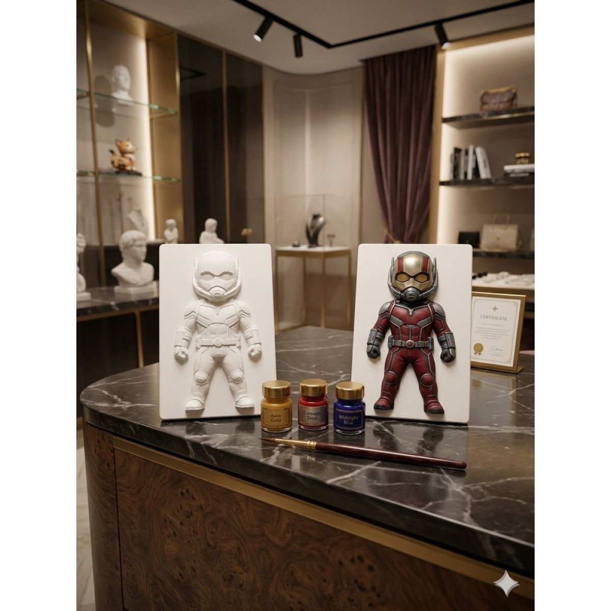 Ant-Man Boyama Kiti Silikon Kalıp