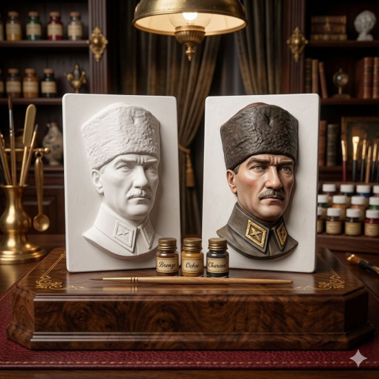 Atatürk Boyama Kiti Silikon Kalıp Atatürk Boyama Kiti Silikon Kalıp