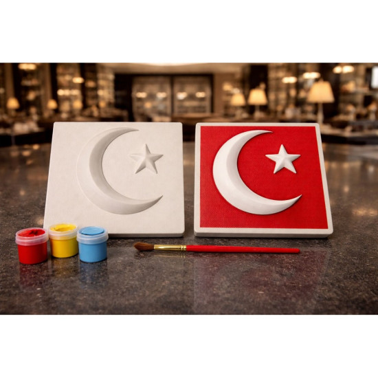 Bayrak Boyama Kiti Silikon Kalıp