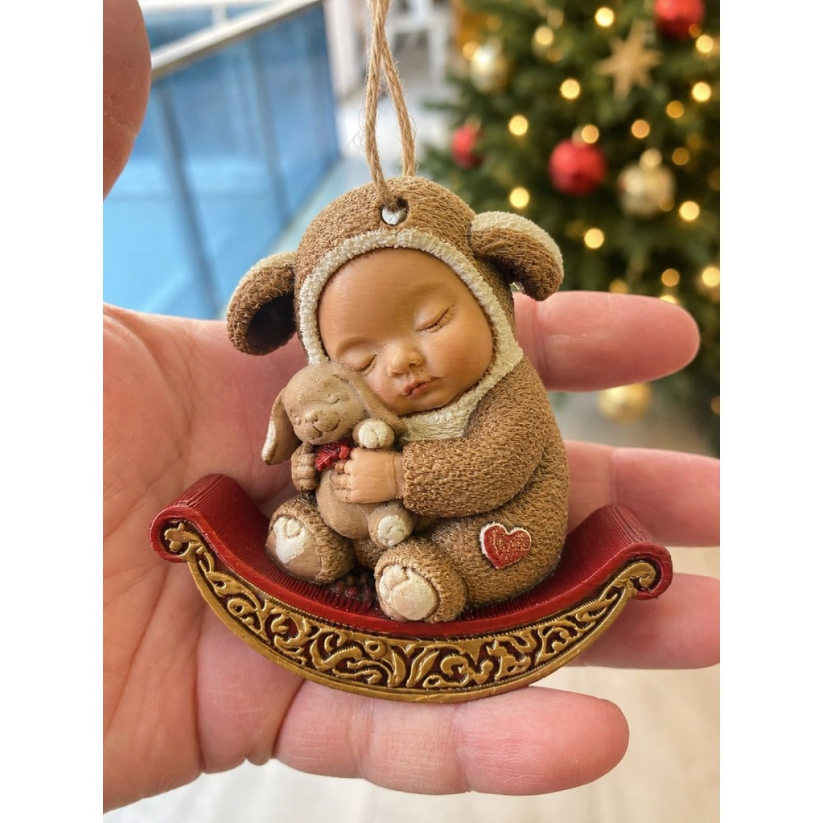 BEBEK AĞAÇ SÜSÜ SİLİKON KALIP