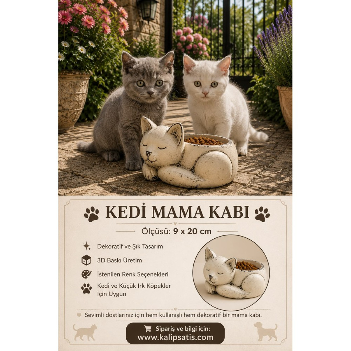 KEDİ MAMA KABI SİLİKON KALIP