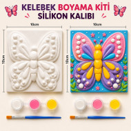KELEBEK BOYAMA KİTİ SİLİKON KALIBI KELEBEK BOYAMA KİTİ SİLİKON KALIBI