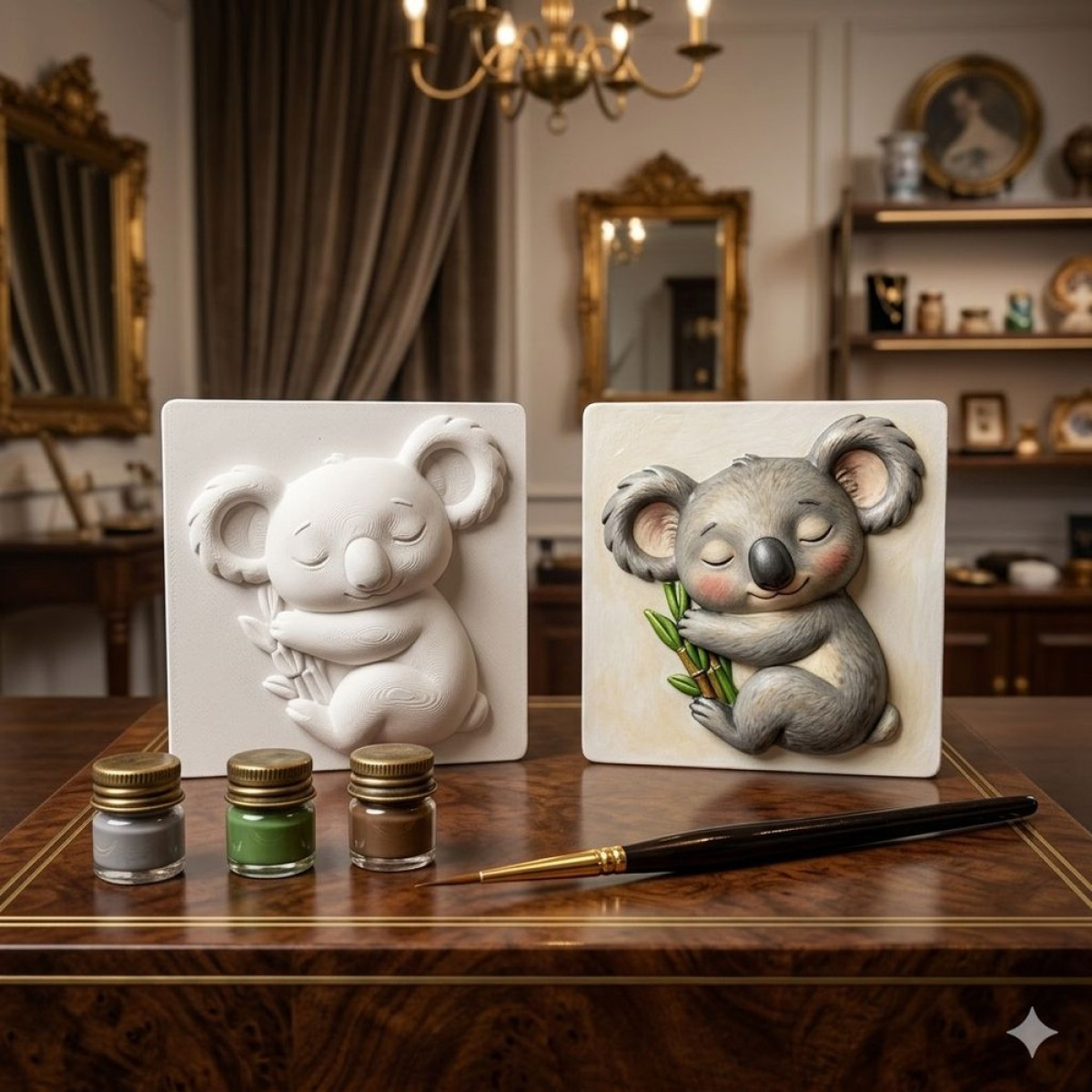 Koala Boyama Kiti Silikon Kalıp