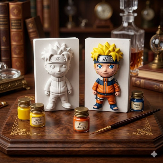 Naruto Uzumaki Boyama Kiti Silikon Kalıp Naruto Uzumaki Boyama Kiti Silikon Kalıp