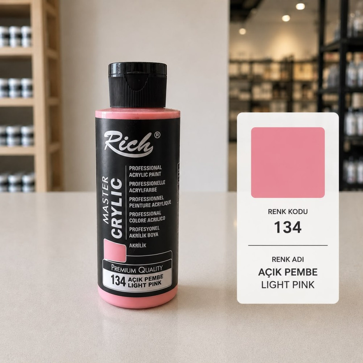 RICH AKRALIK BOYA ACIK PEMBE RICH AKRALIK BOYA ACIK PEMBE