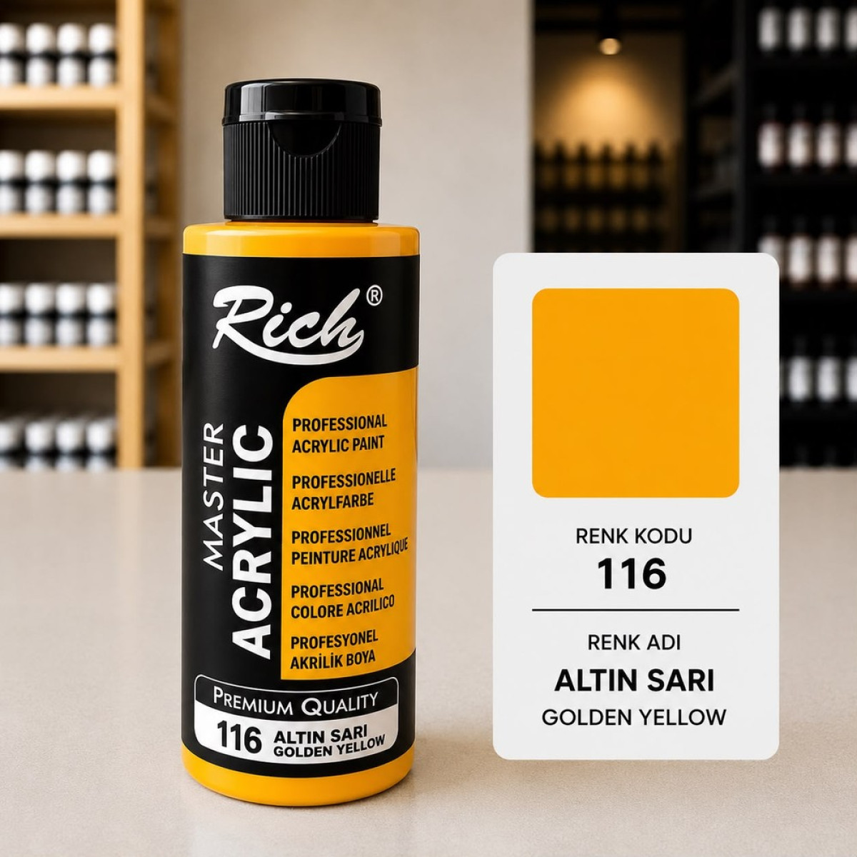 RICH AKRALIK BOYA ALTIN SARI RICH AKRALIK BOYA ALTIN SARI