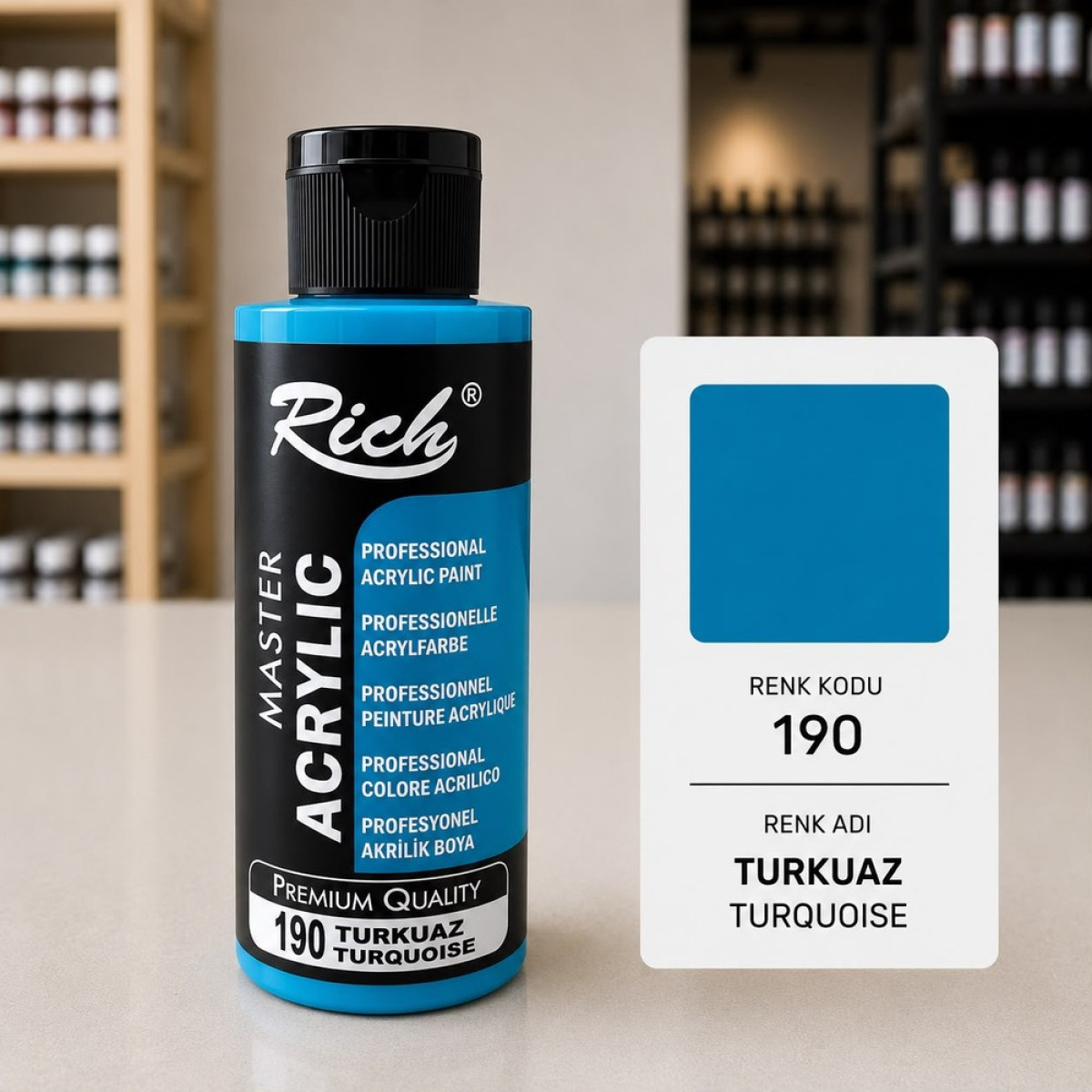RICH AKRALIK BOYA TURKUAZ RICH AKRALIK BOYA TURKUAZ