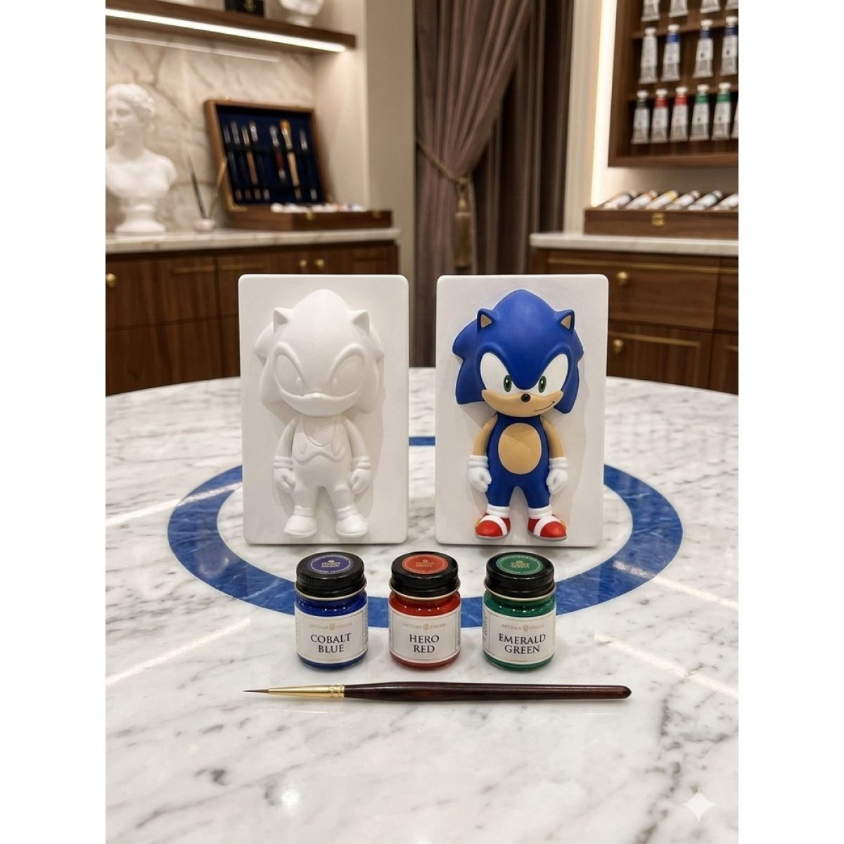 Sonic Boyama Kiti Silikon Kalıp Sonic Boyama Kiti Silikon Kalıp