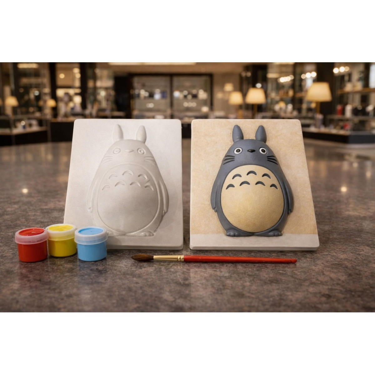 Totoro Çizgi Karakter Boyama Kiti Silikon Kalıp