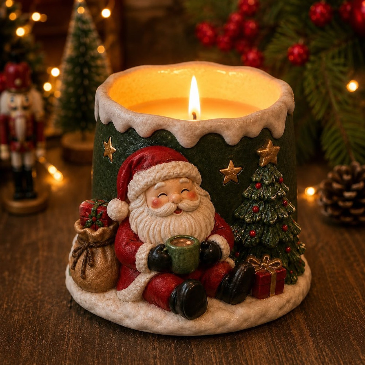 NOEL BABA SAKSI SİLİKON KALIBI NOEL BABA SAKSI SİLİKON KALIBI