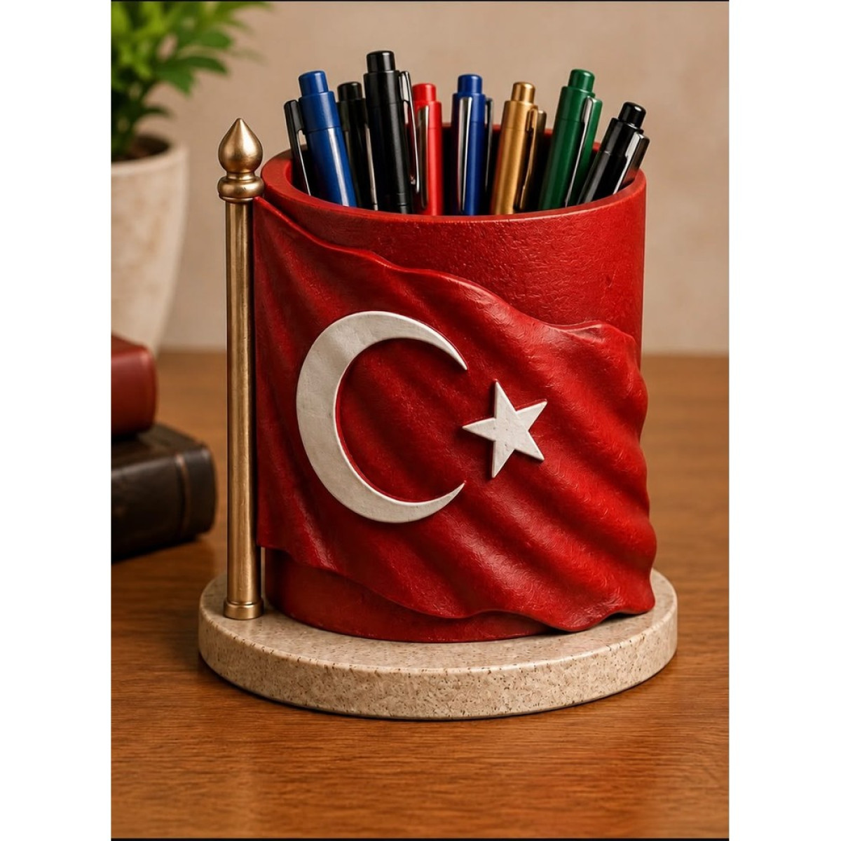 TÜRK BAYRAKLI KALEMLİK SİLİKON KALIBI TÜRK BAYRAKLI KALEMLİK SİLİKON KALIBI