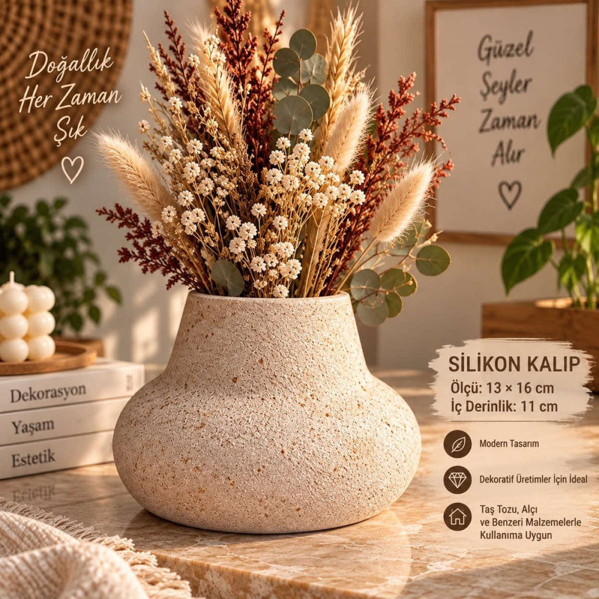MODERN VAZO SİLİKON KALIBI MODERN VAZO SİLİKON KALIBI